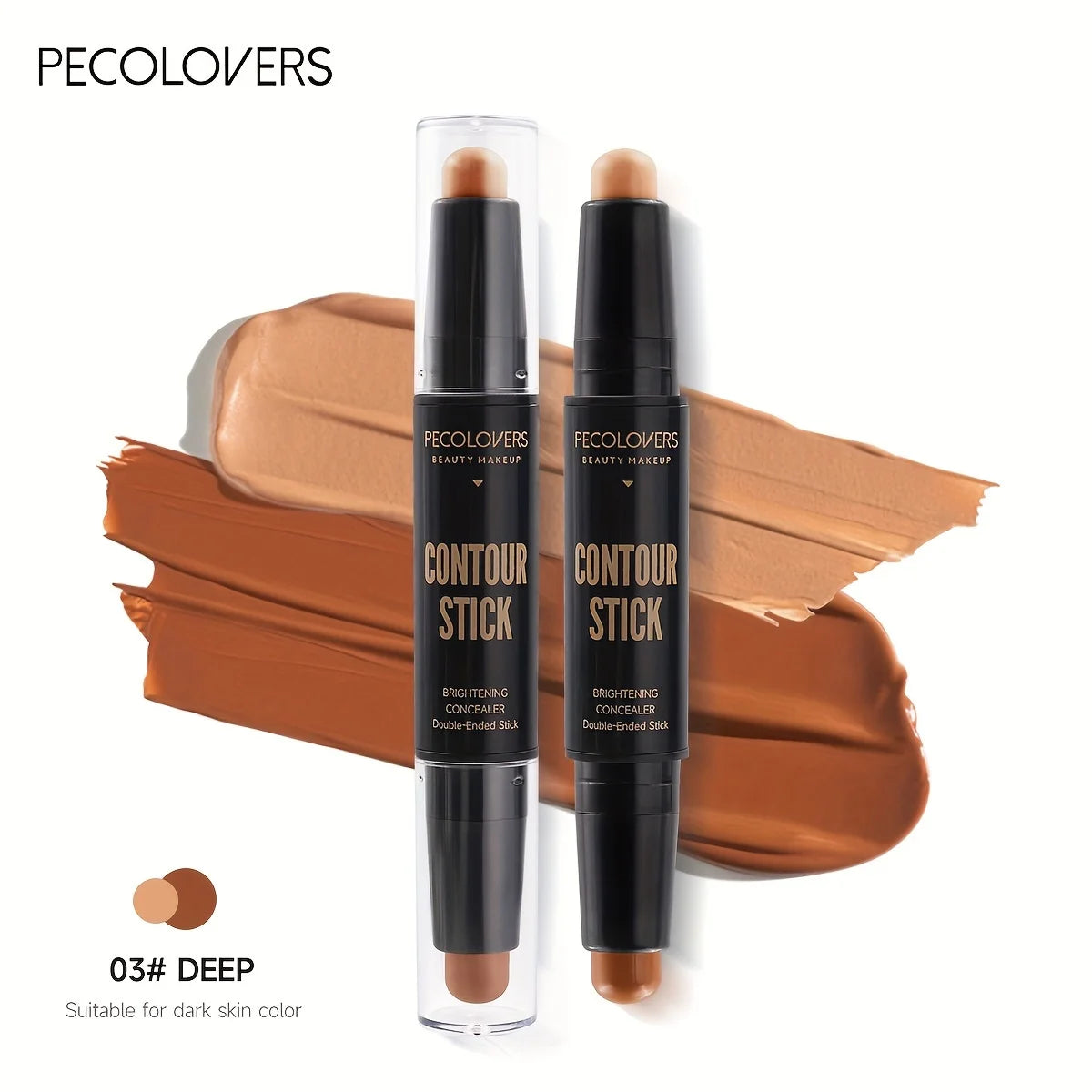 Palette de contouring crème avec nuances bronzer et correcteur pour sculpter les pommettes et la mâchoire