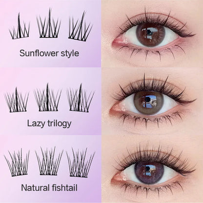 Cils Auto-Adhésifs Sans Colle | Courbure C Naturelle