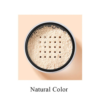 Nuage de poudre libre translucide extra-fine pour fixer le maquillage et matifier le teint.