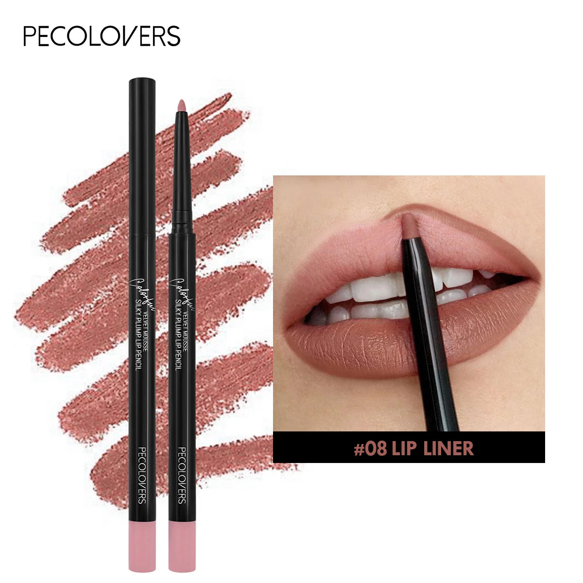 Crayon Lèvres Mat Rouge | Contour Parfait & Sans Transfert