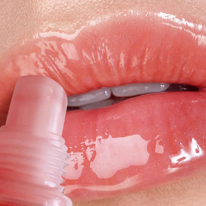 Collection de 6 gloss transparents fruités dans un packaging élégant et urbain