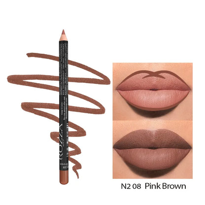 Crayon Lèvres Mat Nude | Waterproof & Haute Pigmentation