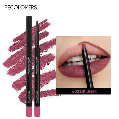 Crayon Lèvres Mat Rouge | Contour Parfait & Sans Transfert