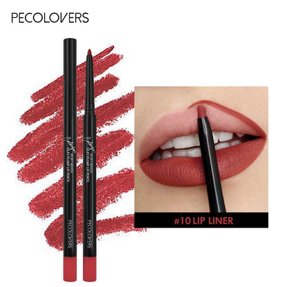 Crayon Lèvres Mat Rouge | Contour Parfait & Sans Transfert