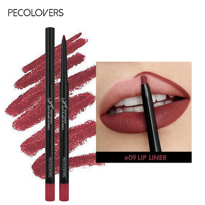 Crayon Lèvres Mat Rouge | Contour Parfait & Sans Transfert